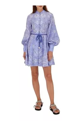 Zimmermann Voilet Button Up Mini Dress Size 3 BNWT • $150