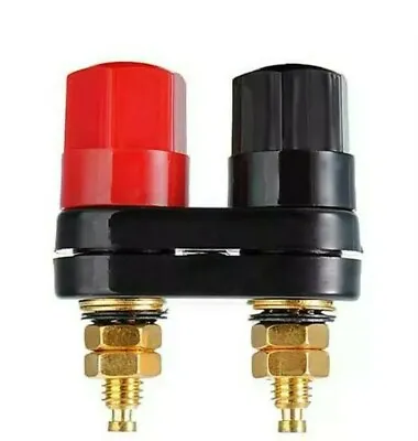 £3.99 • Buy  Speaker/Amplifier Terminal Binding Post Banana Plug (1x Set Black/red) 