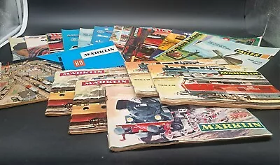 Lot Of 20 Vintage Train Catalogs Layout Books Handbooks - Marklin / Faller • £31.32