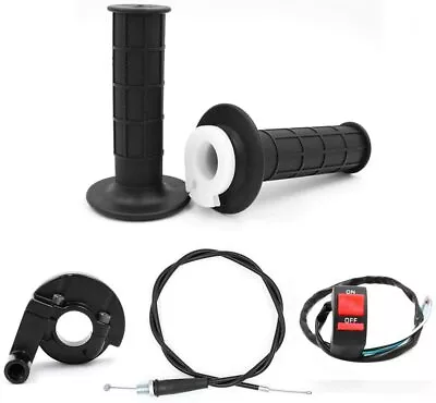 $14.99 • Buy Riyitauto Twist Throttle Handle Grips Cable 110 150 Mini Bike Atv Quad Pit Bike