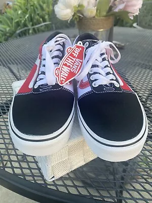 VANS Ward Block Yacht Club - Multi-Color Red/White/Black/Blue US Sz: M9 • $48