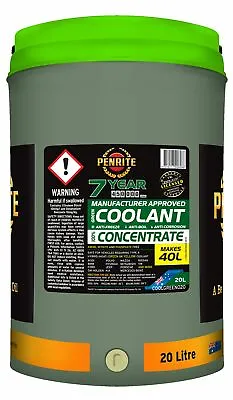 $191.95 • Buy Penrite 7 Year 450,000km Green Coolant Concentrate 20L Fits Mitsubishi FTO 1....