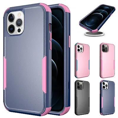 $4.99 • Buy For IPhone 14 Pro Max 13 12 11 XS XR SE3 7 8 Shockproof Heavy Duty Case Cover