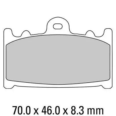 Ferodo Platinum Carbon Grip Front Brake Pads For Kawasaki KR250 KR-1S 1990-1992 • $47.21