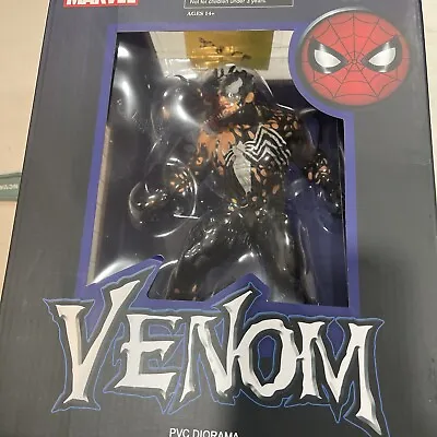 Marvel Gallery Venom 9  Pvc Diorama Toy Figure Statue Spider-man Eddie Brock • $49.50