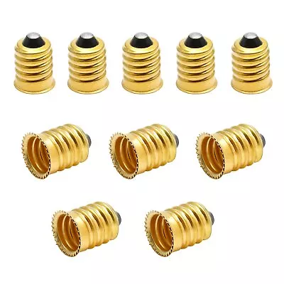 Qjaiune 10 Pack E14 To E12 Adapter Converter European To Candelabra Reducer... • $10.25