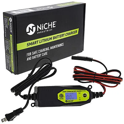 Smart Lithium Battery Charger Maintainer 1.5A 12V Li-ion LiPo LiFePo4 Motorcycle • $39.95