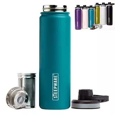 Steepware Tea Tumbler And Thermos 22oz Tea Bottle With Tea Infuser For Loose Lea • $41.30