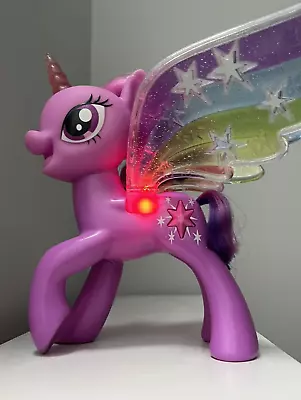 My Little Pony Toy Figure Rainbow Wings Twilight Sparkle With Working Lights • £14