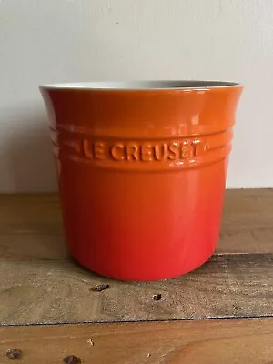 Le Creuset Large Utensils Crock 2.3L Volcanic Orange Ombre • £55