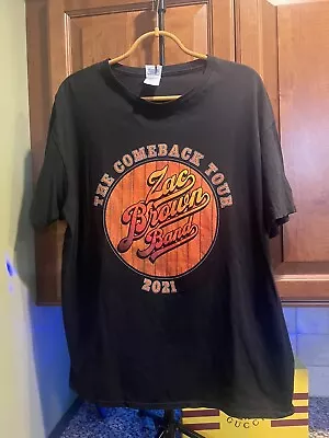 Zac Brown Band - The Comeback Tour 2021 - Black T-Shirt - Size: Large • $15