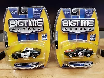 Jada Bigtime Muscle 2006 Chevrolet Camaro Concept Wave 13 Lot Of 2 1:64 • $10.95