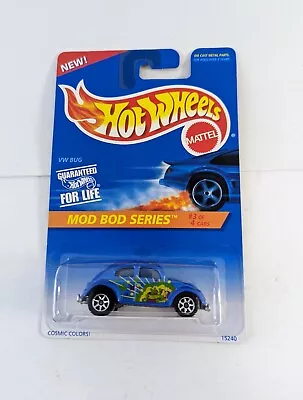 Hot Wheels #398 VW Volkswagen Bug  Vintage 1996 Mod Bod Series Blue New • $3.90