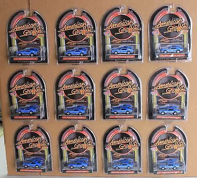 1 Case Of 12 MotorMax American Graffiti 71 Ford Mustangs Boss 351 - 1:64 Scale • $28