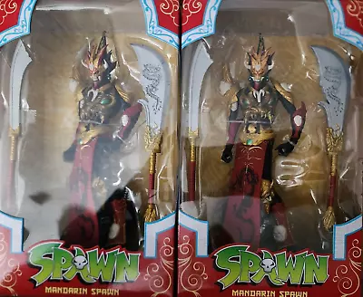 McFarlane Toys Todd McFarlane Lot Of 2 RED Mandarin Spawn MIB FREE SHIPPING NR • $13.99