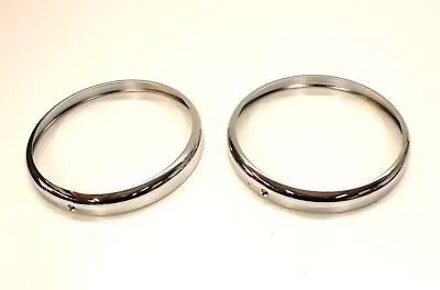 Mg Magnette Za & Zb Saloons Pair Chrome Headlamp Rims • $37.35