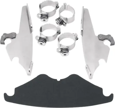 Memphis Shades Polished Trigger Lock Fairing Mounting Kit 02-11 Harley VROD • $149.95