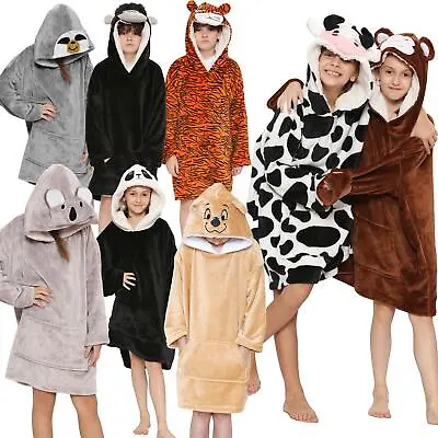 Kids Unisex Oversized World Book Day Hoodie Animal Snuggle Super  Soft Blanket • £11.99