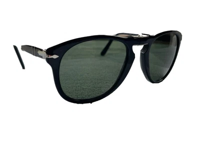 $89 • Buy Persol 714 Original Black / Black Folding Sunglasses ￼in Excellent Condition