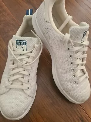$35 • Buy Adidas Men's Originals Stan Smith Chalk White/Shadow Blue US MENS 8