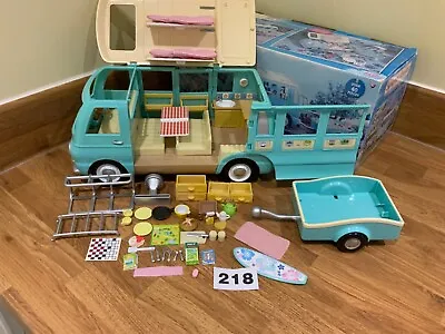 Sylvanian Families Calico Critters Beautiful Boxed Campervan With Trailer 100% • £69.99