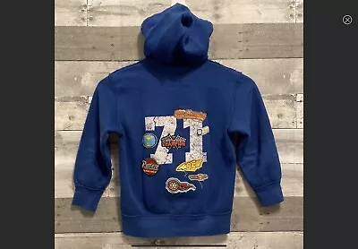 £18.15 • Buy Disney Parks Walt Disney World Cars Graphic Zip Up Hoodie Blue Youth Small