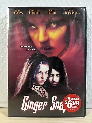 Ginger Snaps HTF OOP (DVD 2001) Rare Horror Werewolves • $19.99