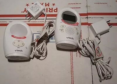 4 Pc. Vtech #DM1211 Baby Monitor Set. Baby & Parent Unit With 2 Power Adapters. • $8.99