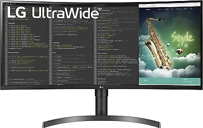 LG 35WN75CN - 35 Inch Ultrawide Curved Monitor With WQHD 21:9 (3440 X 1440) D... • $673.95