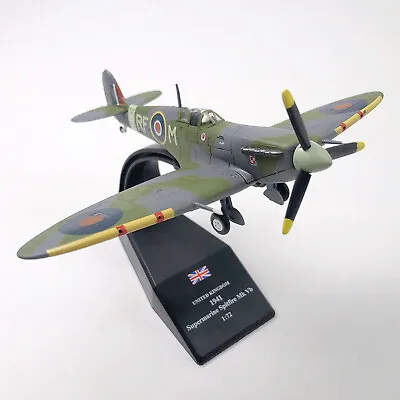 1:72  Fighter Diecast Plane Metal Fighter Aircraft Toys Air Plane Model • £23.05