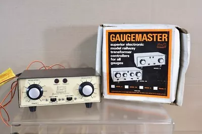 GAUGEMASTER MODEL D DUAL CONTROLLER 0-12 VOLT TRANSFORMER 240 Volt INPUT Ol • $231.24