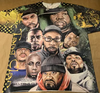 Wu Tang Clan Shirt Old School Hip-Hop Rap Method Man Rza Gza Black History Month • $25.99