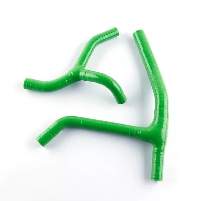 For KAWASAKI Kx450f Kxf 450 Green Radiator  Y  Silicone Hose Kit Hoses 2006-2008 • $36.99