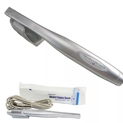 Intraoral Oral Dental Camera USB-X PRO Imaging Systm MD740+50 Sleeves LED Lamp • $56.05