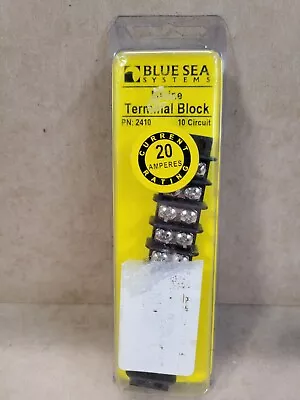 Blue Sea 2410 Marine Boat Terminal Block 20AMP - 10 Circuit 2410 • $15