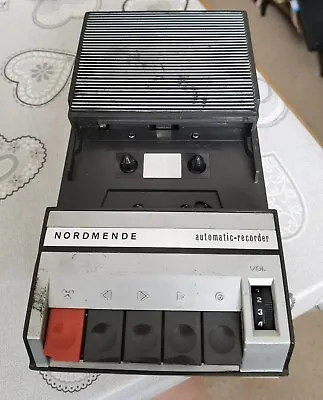 £8.99 • Buy Rare Nordemende Cassette Recorder Tape Player Tested And Working Vintage
