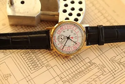 Soviet Mens Watch With Pulse Scale Medical Watch / Gift For Him Pobeda ZIM • $100
