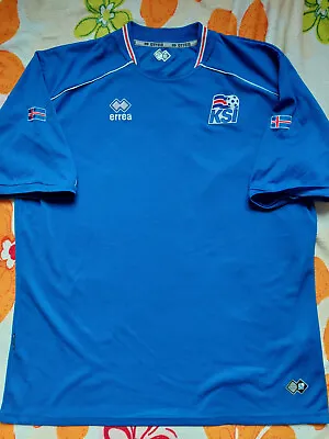Iceland 2008 2009 Home Football Shirt Trikot Maglia Maillot Camiseta Jersey Socc • £21