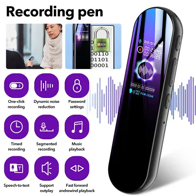 Digital Voice Activated Mini Sound Audio Recorder Dictaphone MP3 Player Device • $20.80