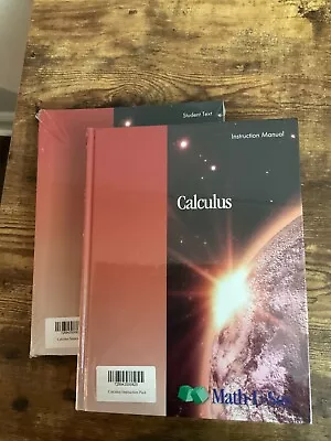 Math-U-See Calculus By Steven Demme. Brand New. Student And Teacher Packs • $100