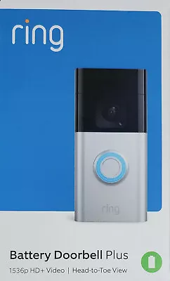 Ring Video Doorbell Plus 1536p HD+ Video Security Camera • $250