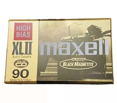 Maxell XLII 90-minute Blank Audio Cassette High Bias Lot Of 7 Sealed • $55