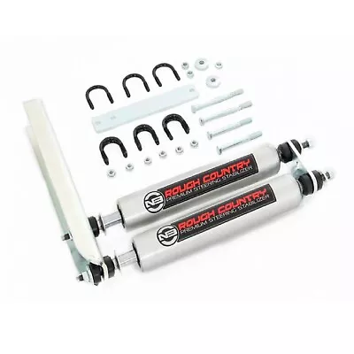 Rough Country 8733830 Dual N3 Steering Stabilizer For 80-98 Bronco F-150 F-250 • $99.95