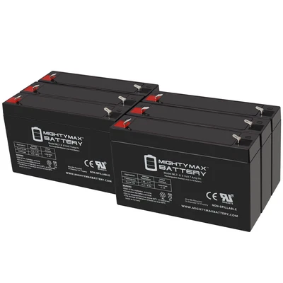 $74.99 • Buy Mighty Max 6V 7Ah SLA Battery Replaces Dodge Viper TT Blue Disney Frozen - 6Pack
