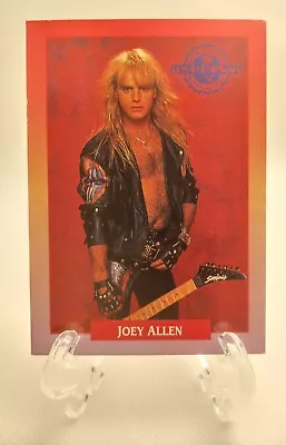 ☘️ Joey Allen Warrant 1991 Music Rock Band Brockum Rock Star Card #233 • £1.21