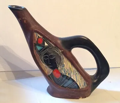 Rare-vintage Authentic Sign Number Marcello Fantoni  Ceramic Pitcher • $485