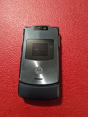 Motorola RAZR Razor V3xx Gray AT&T Cellular Cell Phone UNTESTED No Battery • $15