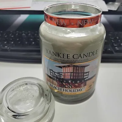 Yankee Candle Large 22 Oz Beach Holiday RARE • £19