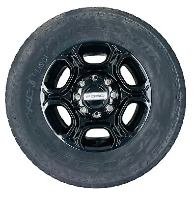 Ford F250 F350 Super Duty 18  Black OEM Wheels Bridgestone A/T Tires New Takeoff • $1699