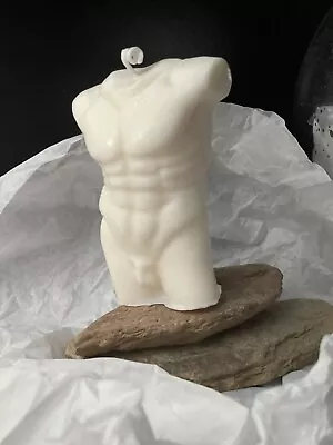 Man Torso Candle Home Decor Man Body Candle Soy Wax Unique Gift Aesthetic • $13.99